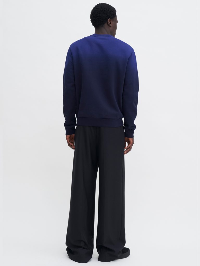 B1762-Cotton-Dip-Dyed-Sweatshirt-Filippa-K-Night-Blue-Back-Full-Body