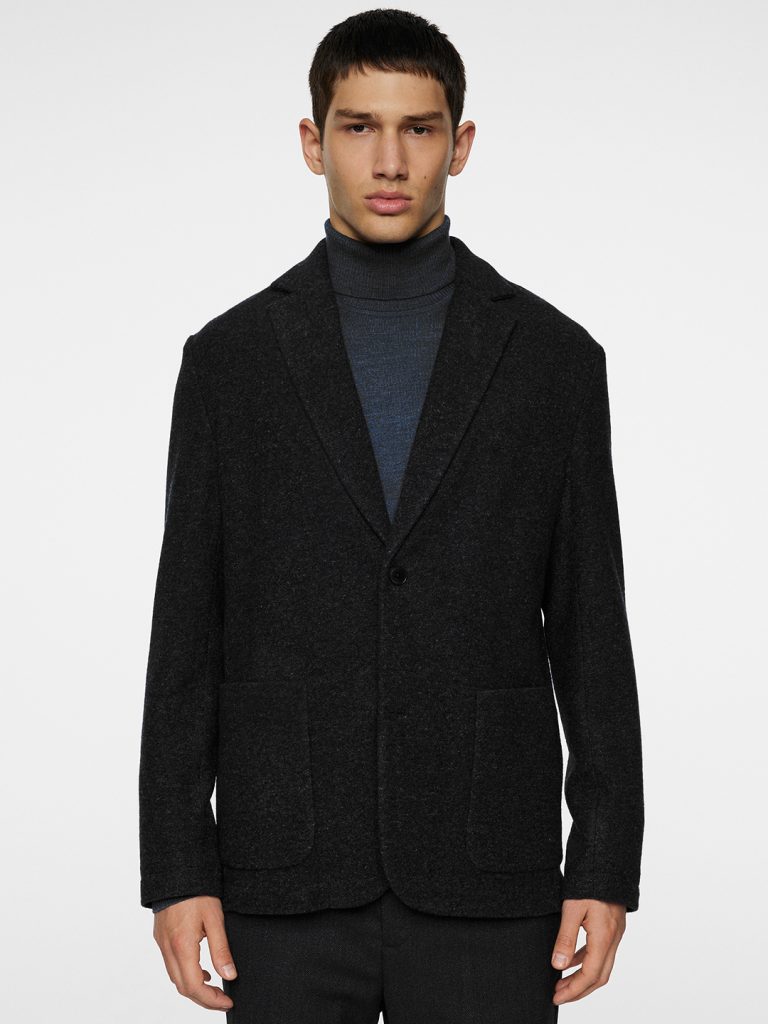 B1764-Calvon-Wool-Blazer-J-Lindeberg-Black-Front