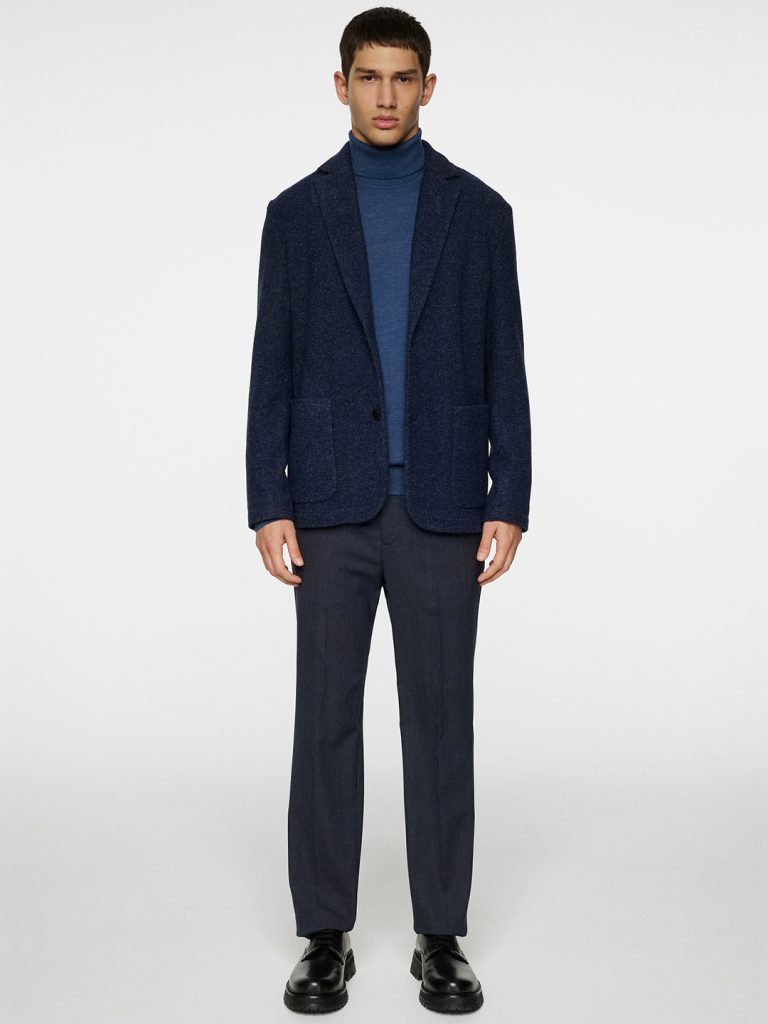 B1764-Calvon-Wool-Blazer-J-Lindeberg-Vintage-Indigo-Front-Full-Body