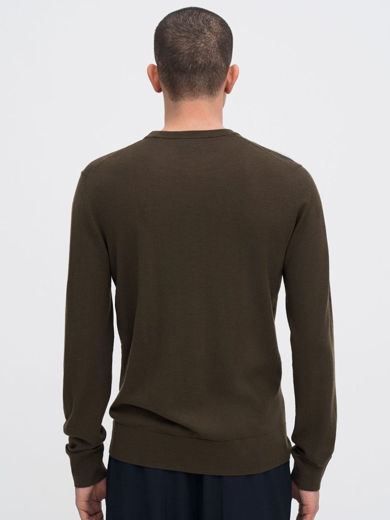 B1765-Merino-Sweater-Filippa-K-Dk-Khaki-Green-Back