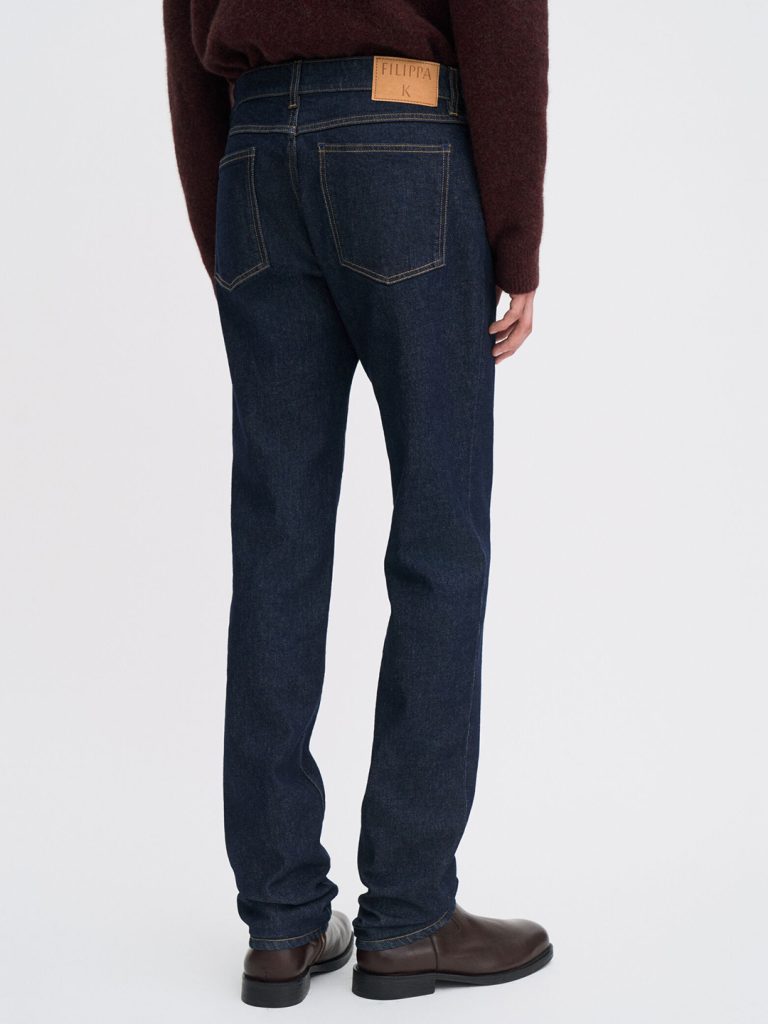 B1766-Slim-Straight-Jeans-Filippa-K-Dry-Rinsed-Blue-Back