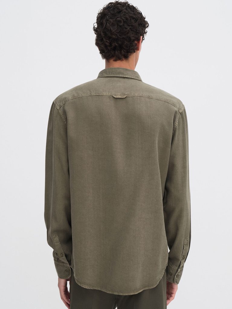B1767-Zachary-Shirt-Filippa-K-Dk-Olive-Green-Back