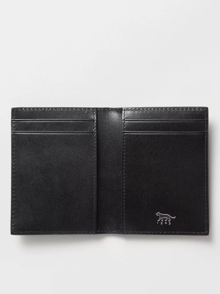 C0184-Windage-Wallet-Tiger-of-Sweden-Black-Front-Open-New