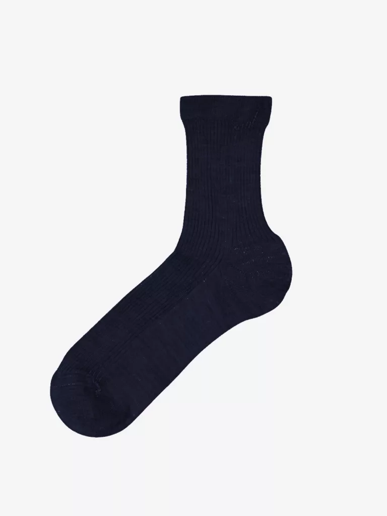 C0208-Silk-Rib-Sock-Filippa-K-Navy-flat-lay