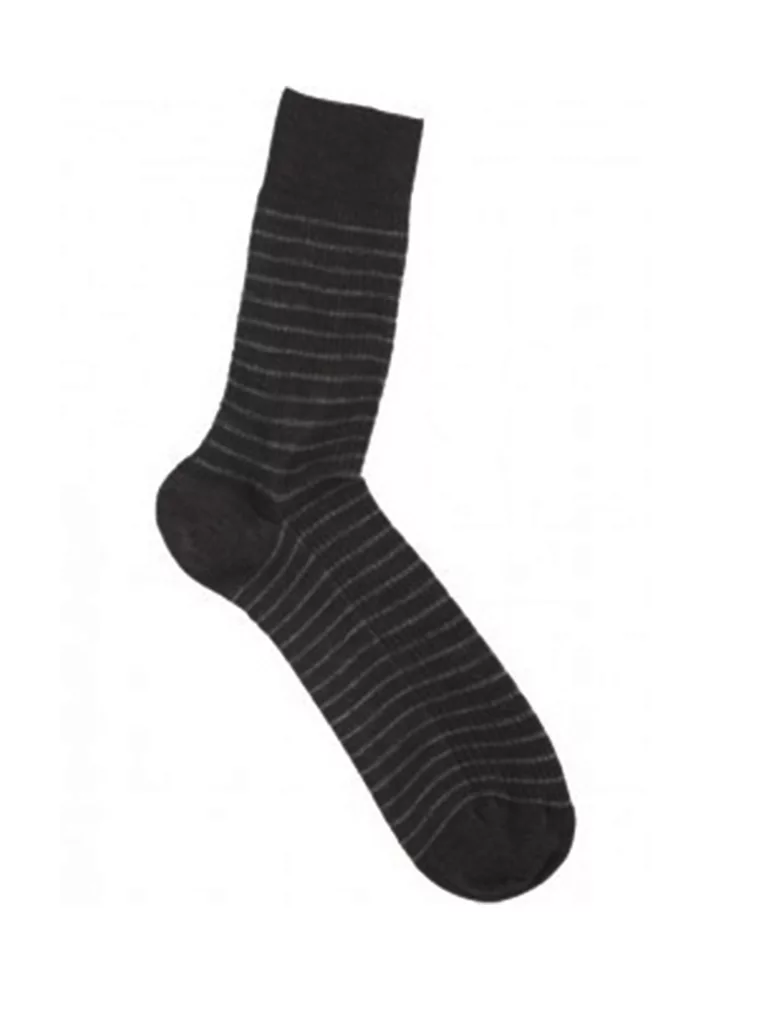 C0690-Stripe-Wool-Rib-Sock-Filippa-K-Black-Grey-Melange-flat-lay