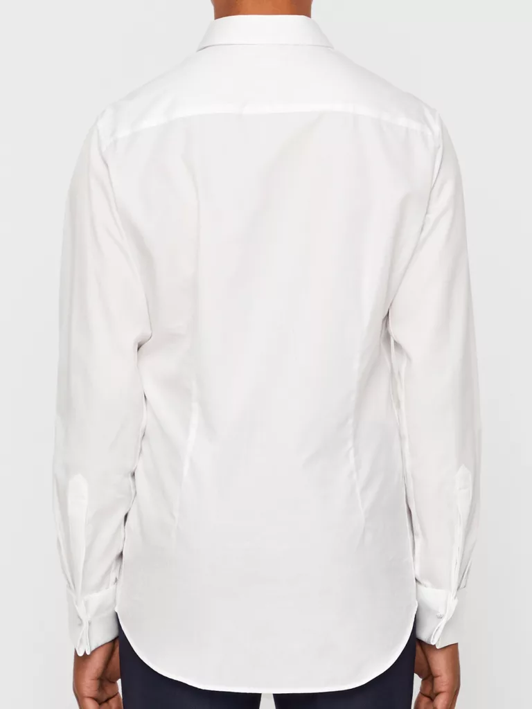 Daniel Tux Poplin Plisse Shirt