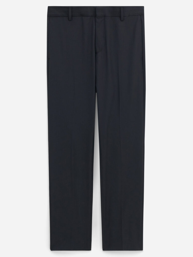 S1000-Slim-Tapered-Wool-Trousers-Filippa-K-Black-Front-Flat-Lay