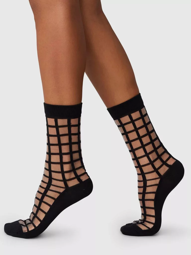 SS0009-Alicia-Grid-Socks-Swedish-Stockings-Black-Side-2