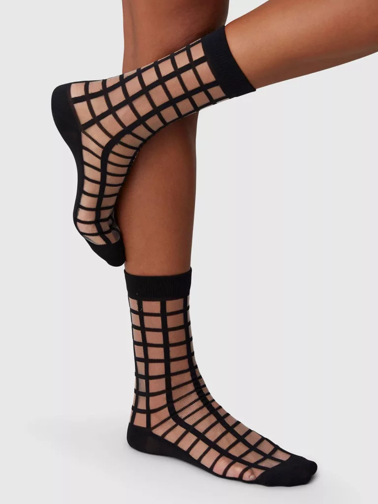 SS0009-Alicia-Grid-Socks-Swedish-Stockings-Black-Side