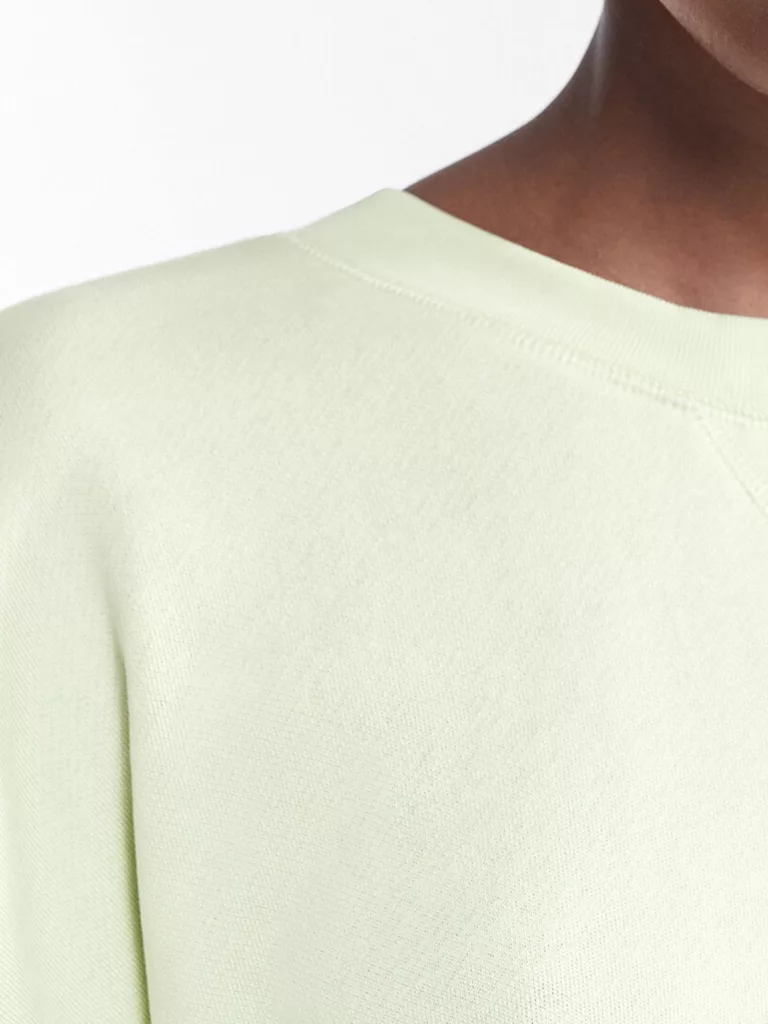 Y0010-Sweatshirt-Filippa-K-Pale-Green-Front-Close-Up-Neckline